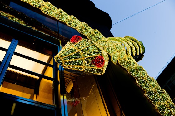 made up of thousands of twinkling lights..amazing creativity