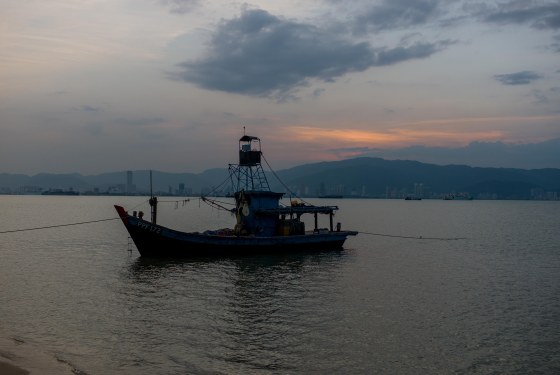 penang in the background