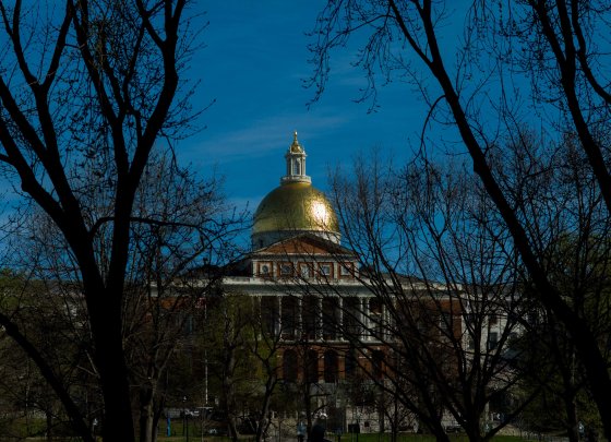 the golden dome of the State building
