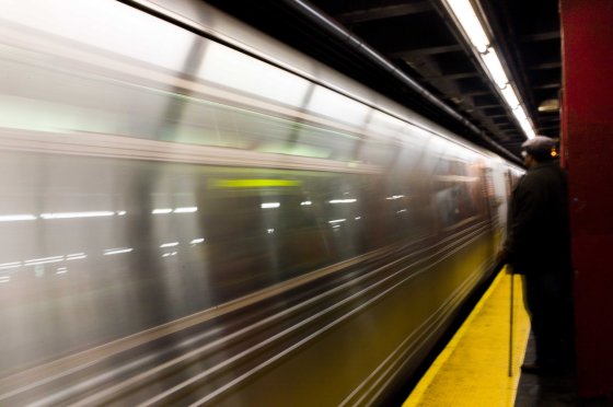 NY subway train