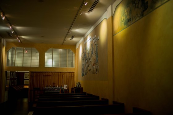 replica of St Luke's Chapel...