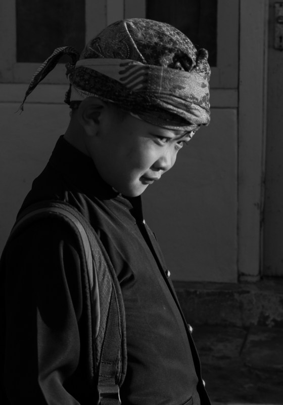 a smiley local child