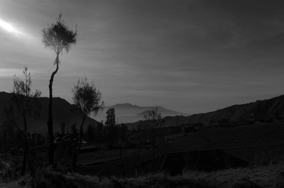 sunrise over the valley of Bromo
