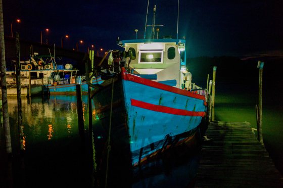 safely docked on return