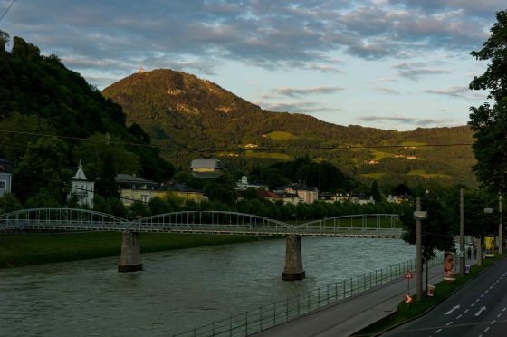 the metal bridge which Maria and the children ran over...