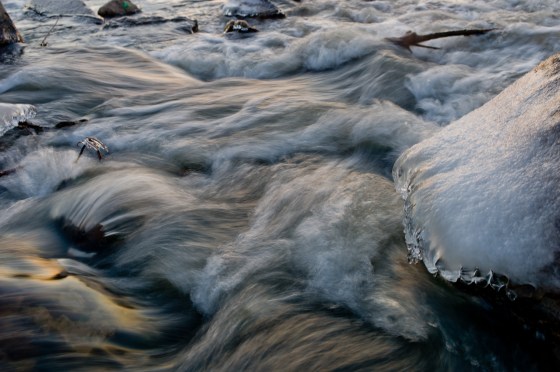 so cold that the river began freezing over