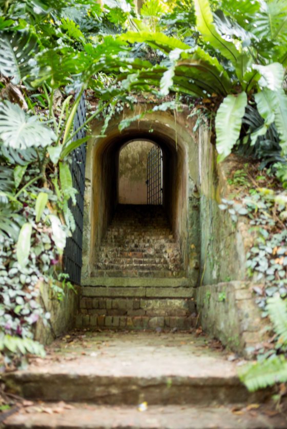 A 'Sally Port' allowing access up to the fort