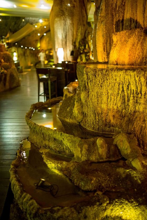 a cave which is beautifully preserved and presented..having a drink or meal here is special. 