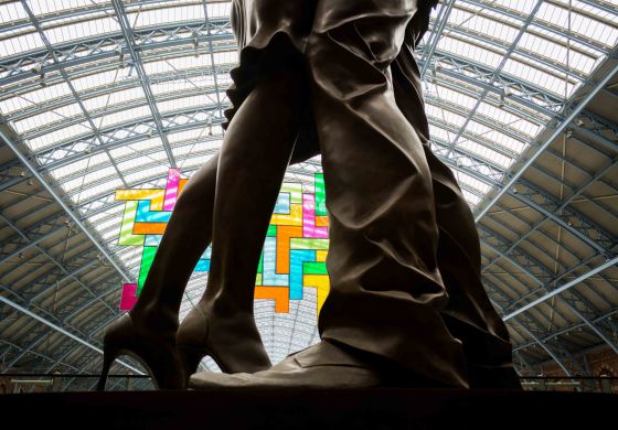 St Pancras Eurostar Station detail