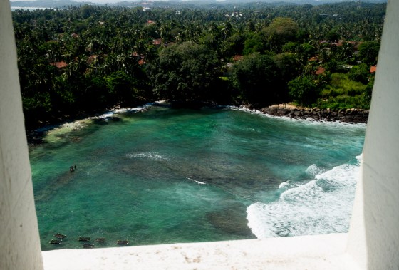 we got a hint of the view halfway up through the open windows