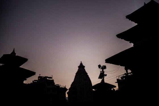 the square at Basanthapur