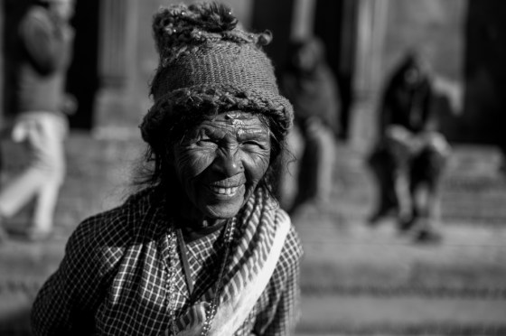 and this wonderfully expressive lady greeted us