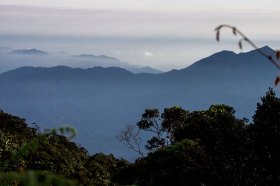 the vista of the main range was spectacular