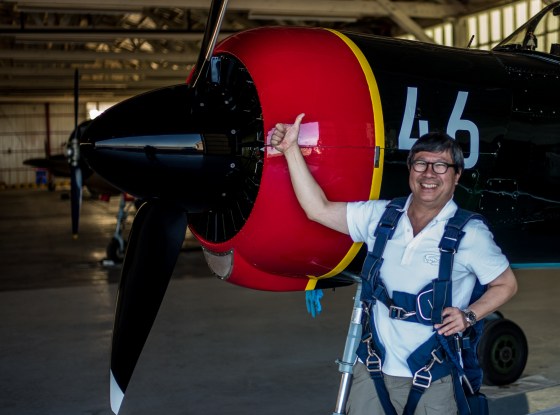I had half jokingly asked if we needed parachutes...and he said absolutely....which was a little worrying..and I was taught how to put it on, jump out of the aircraft and pull the rip cord!