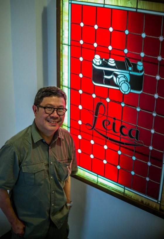 Beautful Leica stained glass window