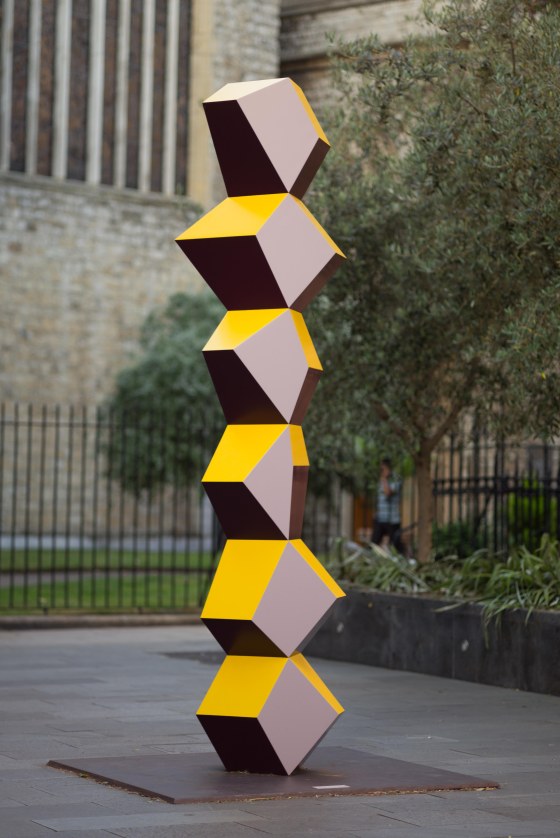 There is fascinating sculpture just outside the garden...