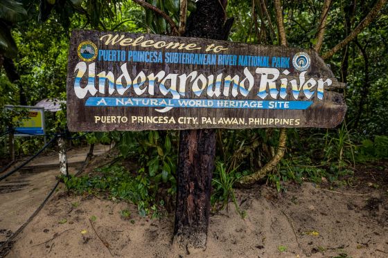 2.5 hours after we set off we finally descended the last steep steps and emerged at the ranger station where the start of the underground river was...it was also where we were supposed to look for the endangered Palawan Peacock Pheasant