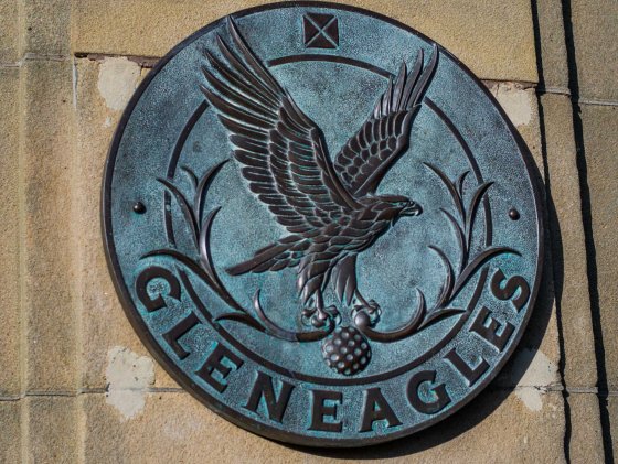 Suitably impressive plaque at the entrance