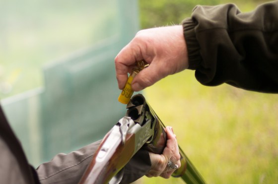 cartridges are loaded into the chambers