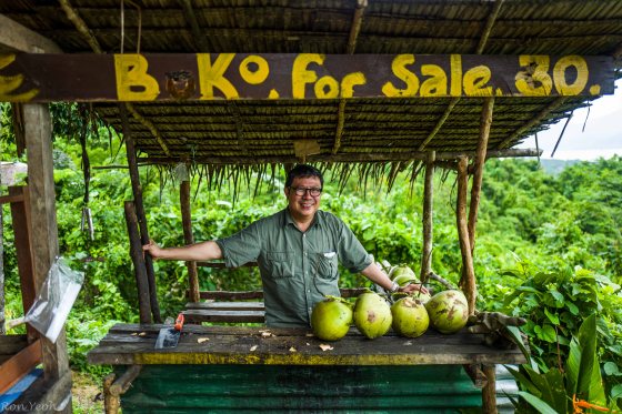 and the coconuts were sweet and refreshing
