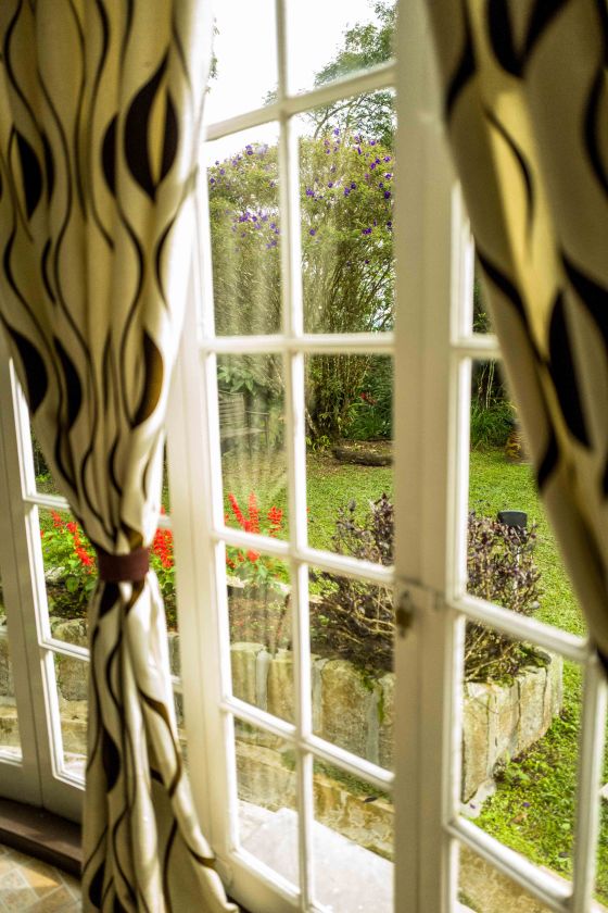 French windows allow great views