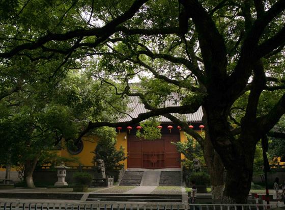 close up of teh Nanping Wan Zhong temple