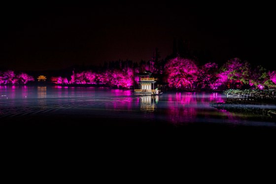 and the show ends with the theme song Impressions of West Lake Rain beautifully sung by Jane Zhang