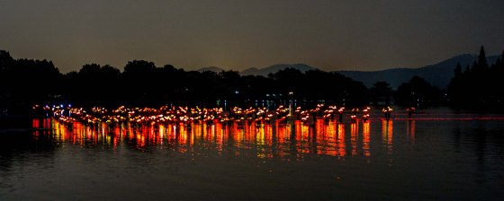 in an explosion of colour..